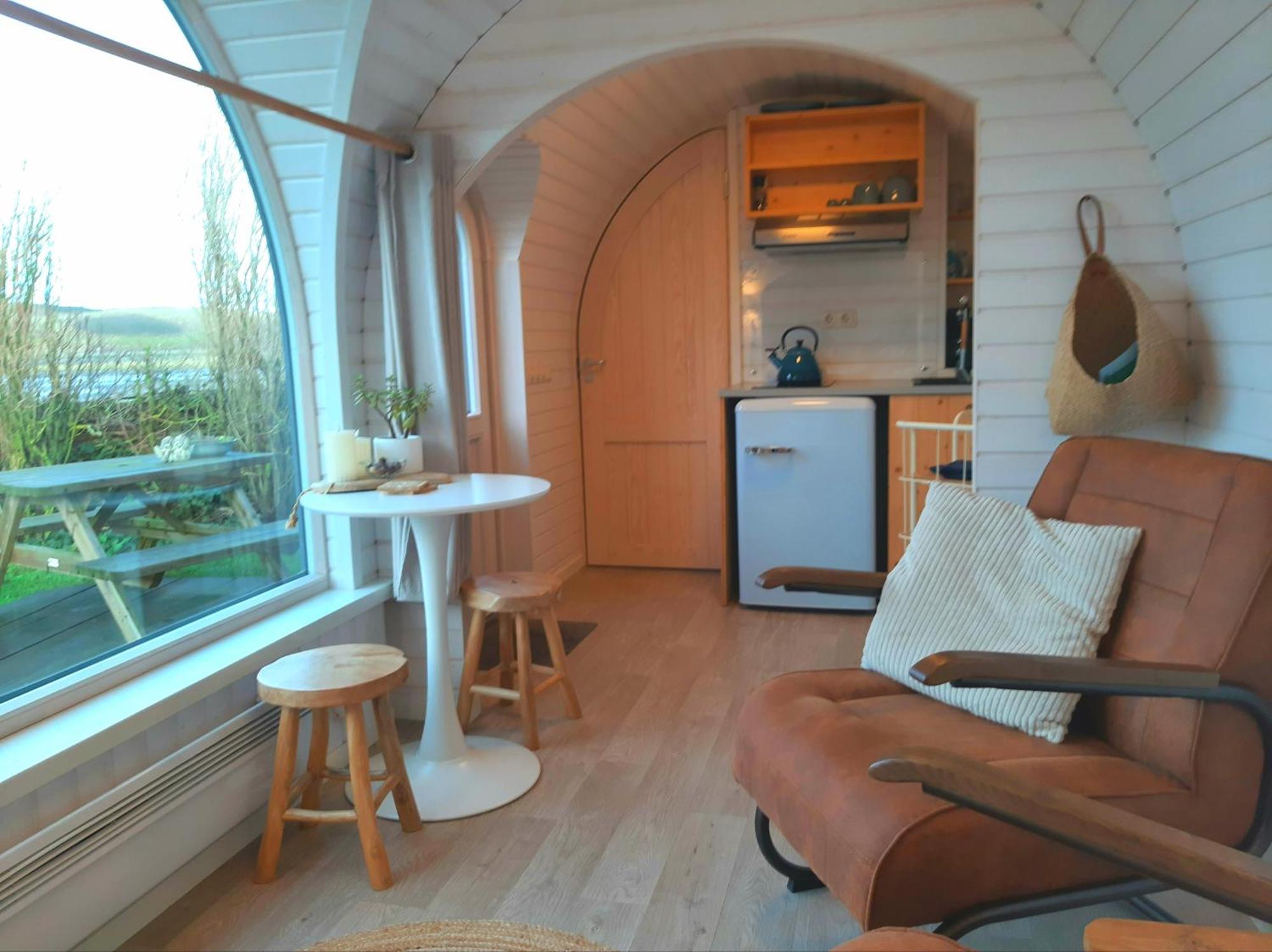 Tiny House De Boet, In Natuurgebied En Vlakbij Het Strand Hotel Callantsoog Exterior photo